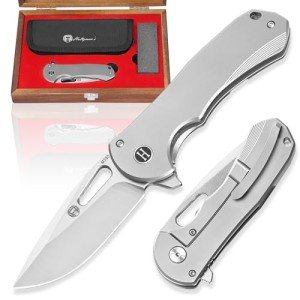 Norseman 'The Silverfox' Folding Knife - M390 Steel