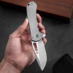 Norseman 'The Silverfox' Folding Knife - M390 Steel