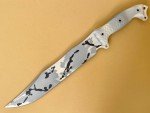 Busse Combat Forsaken Mistress Blizzard Knife and Sheath