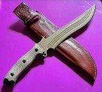 Busse Combat Silent Knight Knife with Sheath