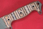 Busse ASH2 Emerald Green INFI Blade Knife