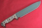 Busse ASH2 Emerald Green INFI Blade Knife