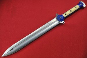 Busse Custom Gladius Knife with Giraffe Bone Handle