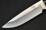 Busse Custom Short Elmax Steak Knife with Pine Cone
