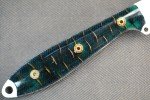 Busse Custom Short Elmax Steak Knife with Pine Cone