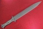Busse Custom FMV14 Sage Crinkle Blade Knife
