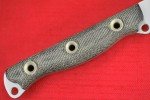 Busse Cultellus Flat Ground Blade with Black Canvas
