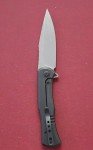 WE Knife Primoris - Gray Stonewash, Black Titanium Handle