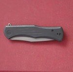 WE Knife Primoris - Gray Stonewash, Black Titanium Handle