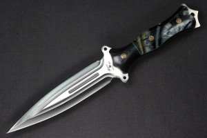 Busse FMV6 Satin Competition Knife with G-rex Handle