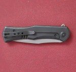 WE Knife Primoris - Gray Stonewash, Black Titanium Handle