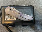 Grimsmo Norseman #1870 Stonewashed Purple Knife