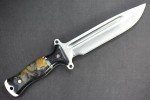 Busse Custom TGULB Satin Finish G10 Handle Knife