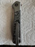 WE KNIFE Soothsayer Aluminum & Carbon Fiber Knife