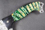 Busse Custom Forsaken Mistress Knife with Marble Handle