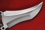 Busse Triceratops Flat Saber Knife with Maple Handle