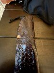 Leather Sheath for Busse Crab Drop Knife