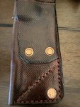 Leather Sheath for Busse Crab Drop Knife