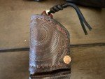 Leather Sheath for Busse Crab Drop Knife