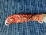 Busse Combat Mountain Duty Knife with Maple Burl