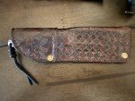 Leather Sheath for Busse Crab Drop Knife