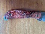 Busse Combat Mountain Duty Knife with Maple Burl