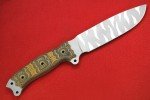 Busse Combat SFNO Tiger Striped Camo Knife