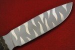 Busse Combat SFNO Tiger Striped Camo Knife