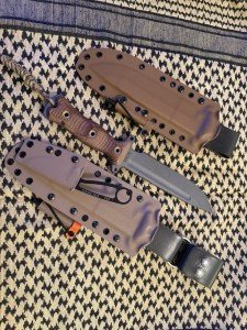 Busse Team Gemini Knife with 2 Kydex Sheaths