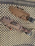 Busse Team Gemini Knife with 2 Kydex Sheaths