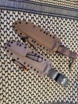 Busse Team Gemini Knife with 2 Kydex Sheaths
