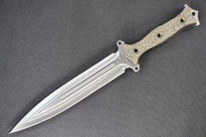 Busse Combat FMV8 Competition Knife - Black Micarta