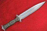 Busse Combat FMV8 Competition Knife - Green/Black G10