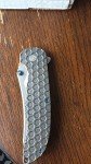 Grimsmo Norseman Knife - Bronze & Blue Honeycomb