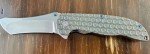 Grimsmo Norseman Knife - Bronze & Blue Honeycomb