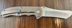 Grimsmo Norseman Knife - Bronze & Blue Honeycomb