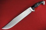 Busse Custom MOAB Knife with Green Marble Handle
