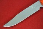 Busse Custom 4.65" Elmax Steak Knife - Orange/Black