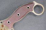 Busse Triceratops .215" Camo Knife with Micarta Handle