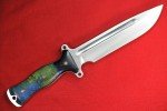 Busse Custom TGULB Satin Finish Maple Handle Knife