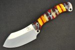 Busse Custom Mini MUK Knife with Stacked Bones