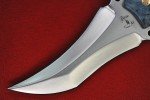 Busse Triceratops Flat Saber Knife with Maple Handle
