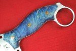 Busse Triceratops Flat Saber Knife with Maple Handle