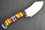Busse Custom Mini MUK Knife with Stacked Bones