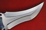Busse Triceratops Flat Saber Knife with Maple Handle