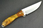 Busse Custom Elmax Saber Knife with Spalted Maple
