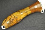 Busse Custom Elmax Saber Knife with Spalted Maple