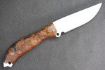 Busse Custom RadioActive Mean Street Knife - Burl Wood