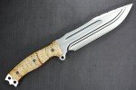 Busse Custom Hell Razor 2 Knife with Tan Handle