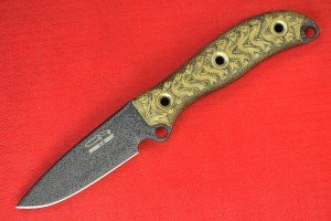 Busse Active Duty Black Crinkle Convex Blade